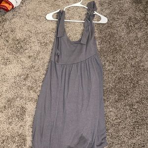 Gray summer dress